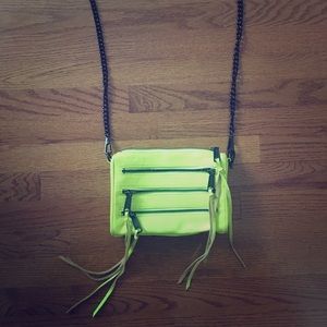 Rebecca Minkoff lightly used neon crossbody